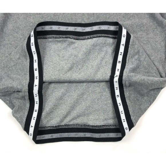 The Hundreds Marvin Mens Large Short Sleeve Hoodie Sweatshirt Gray Terry Cloth - Picture 8 of 12